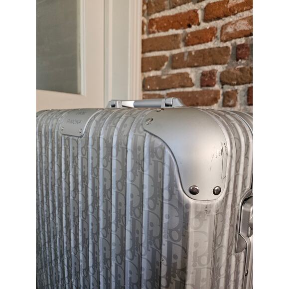 Dior x Rimowa Silver Trunk Suitcase SS20 Large - Picture 11 of 15